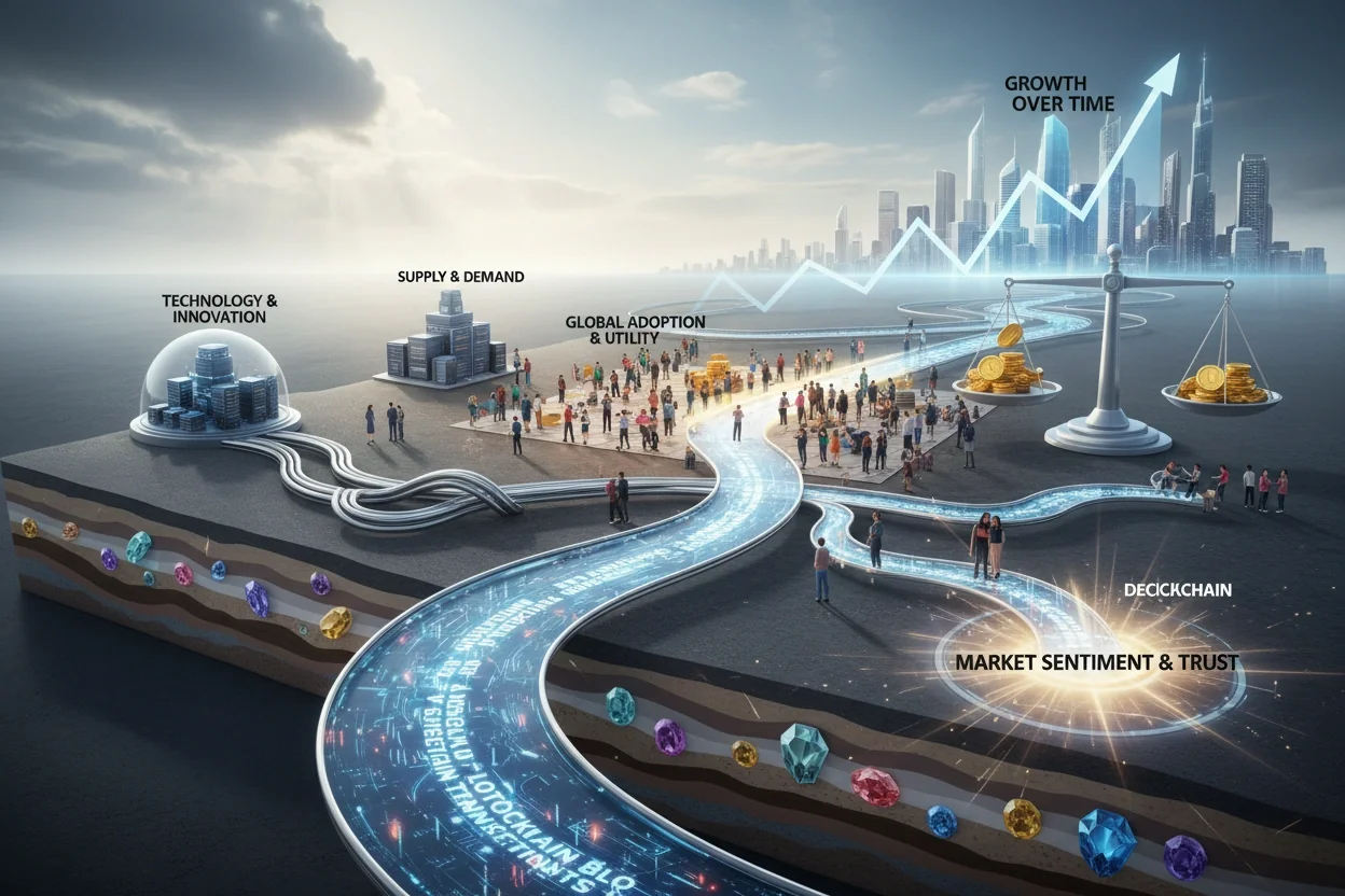 Professional image illustrating Analyzing Cryptocurrency Value Trends
