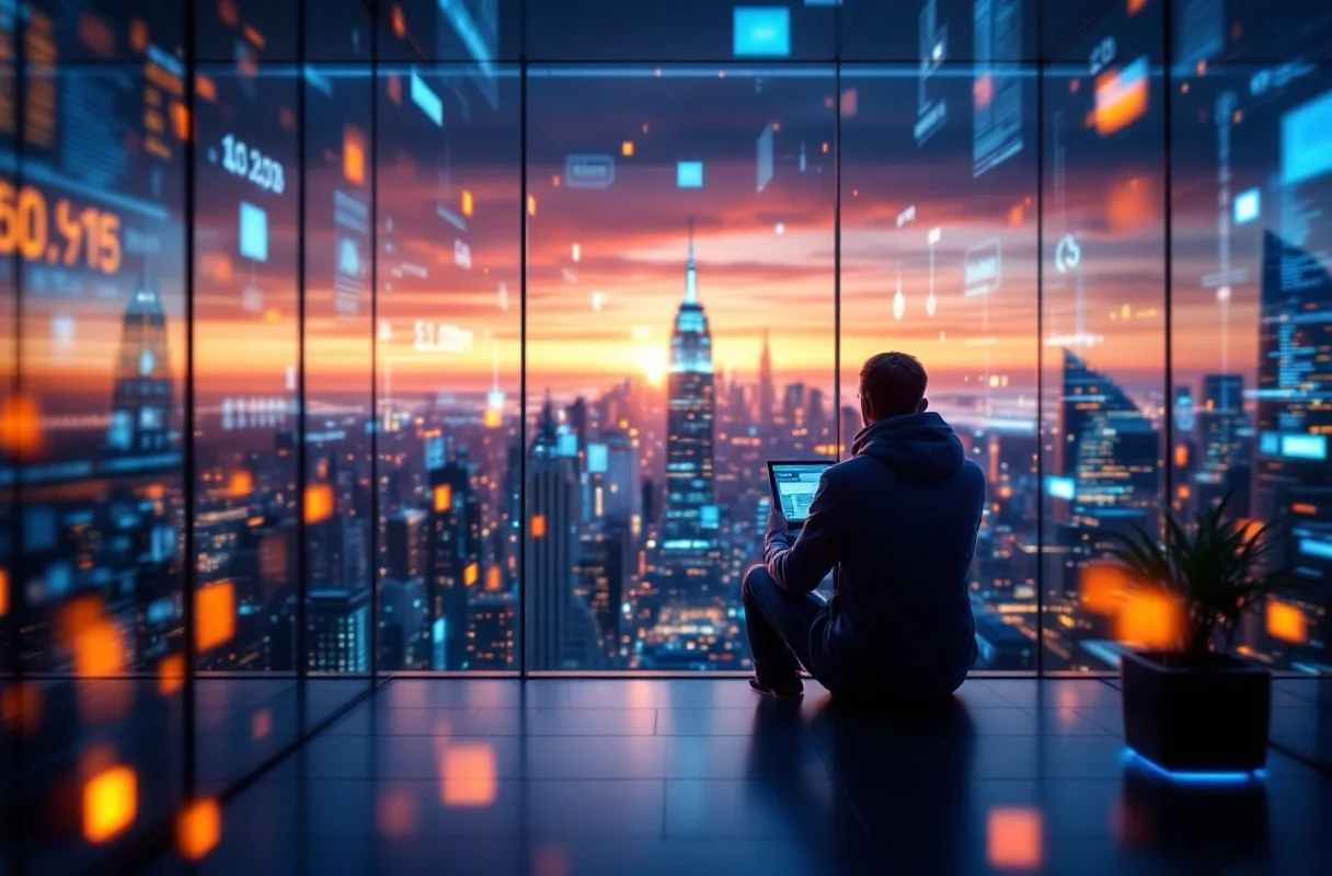 Professional image illustrating The Growing Role of AI in Finance