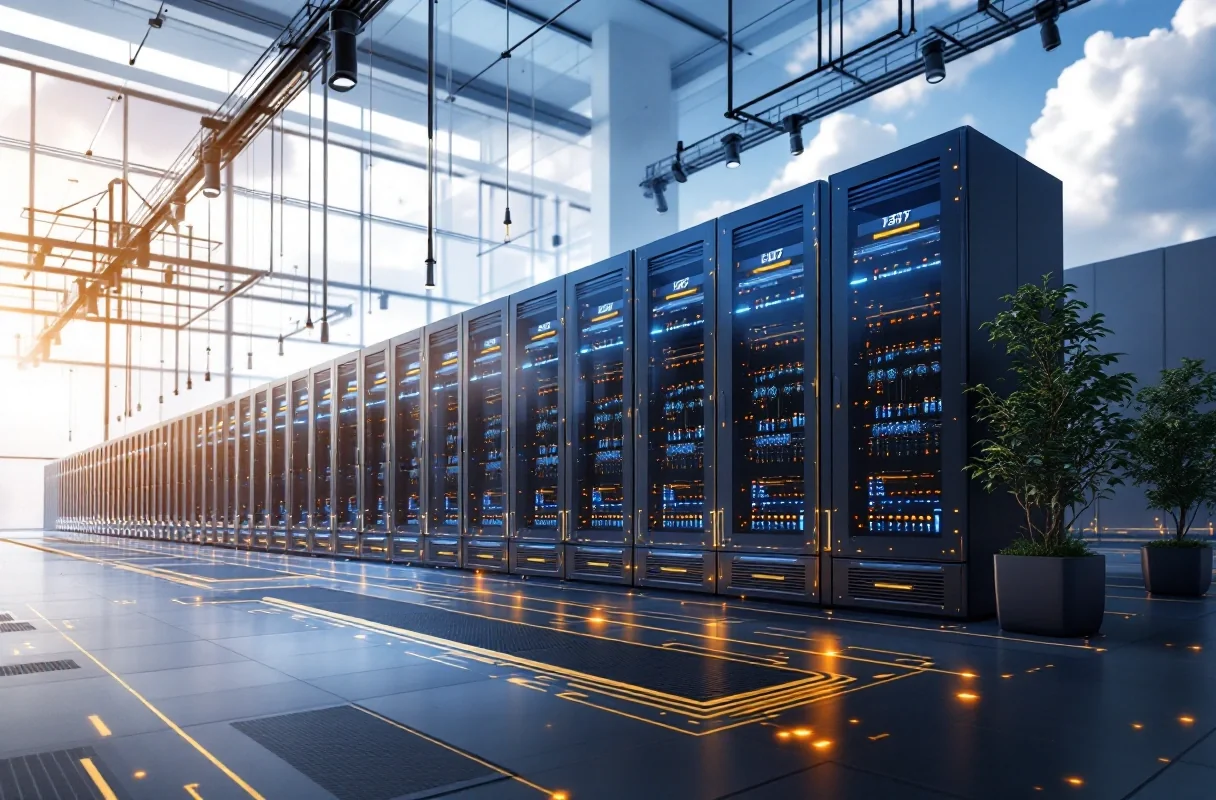 Professional image illustrating Top Trends in Data Center Infrastructure for Emerging Technologies