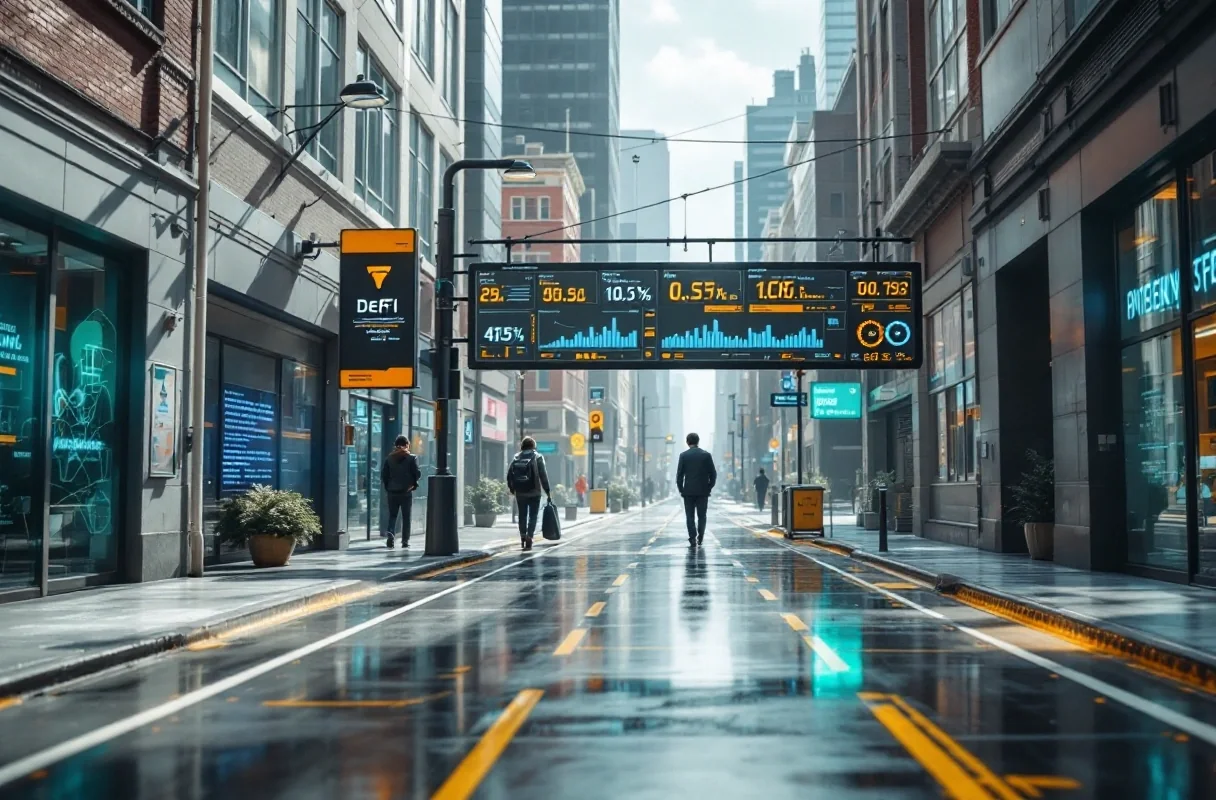 Professional image illustrating Exploring the DeFi Infrastructure Landscape